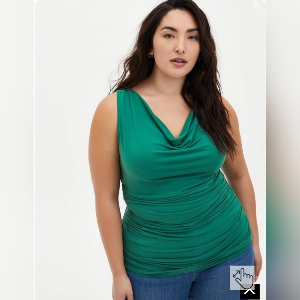 Studio Knit Cowl Neck Tank